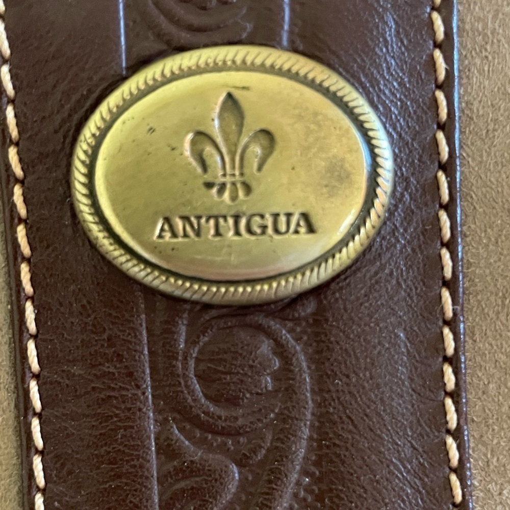 Antigua Brown and Tan Crossbody Bag - Picture 12 of 15